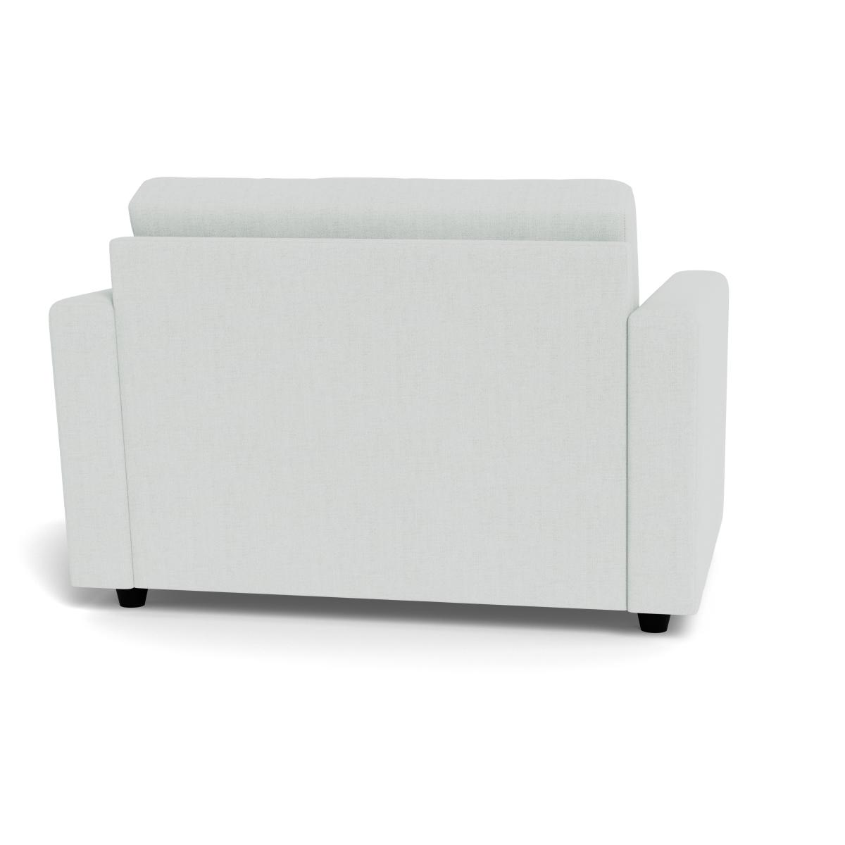 Heal's Nimbus Loveseat Broad Weave Tin Black Feet – image 5