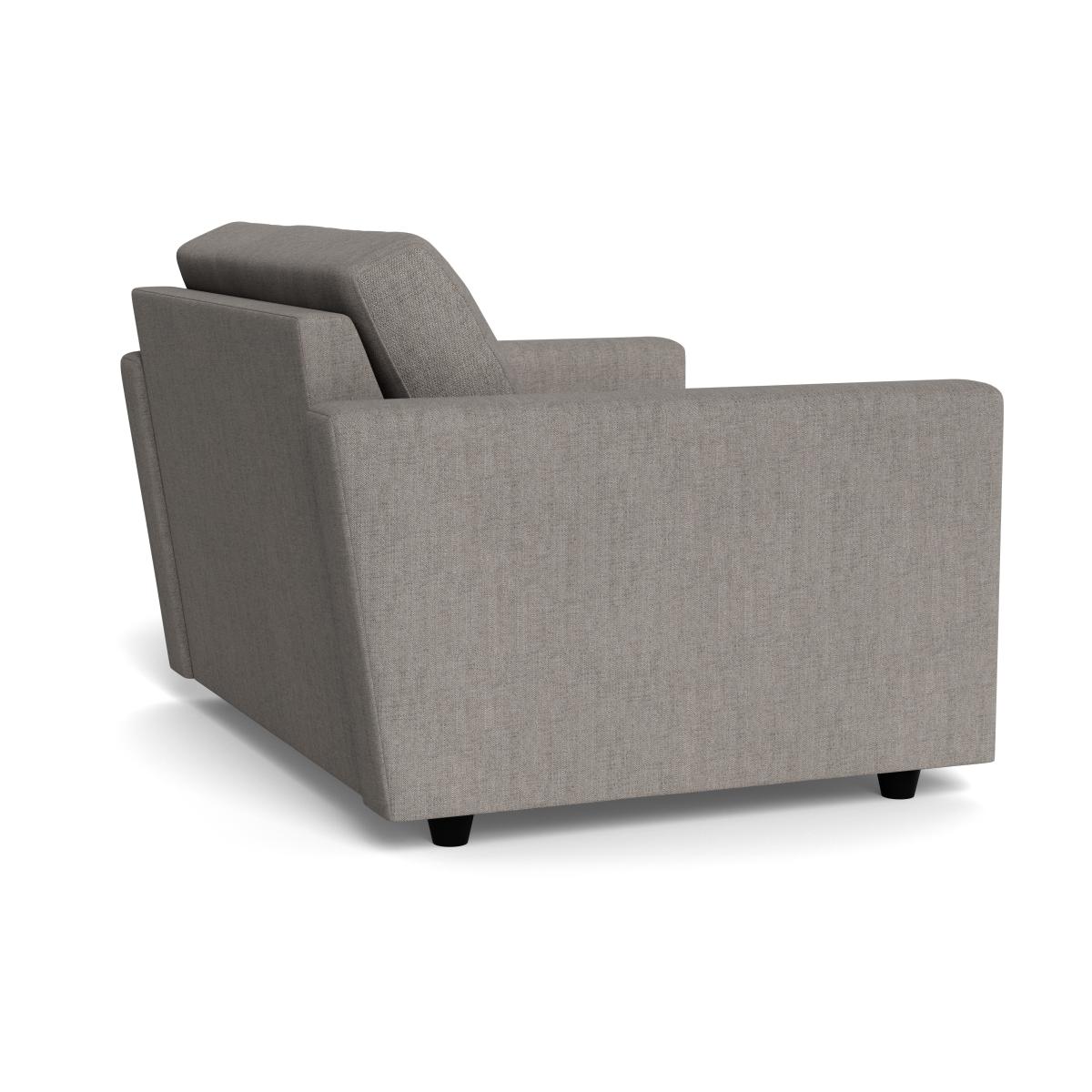 Heal's Nimbus Loveseat Broad Weave Pebble Black Feet – image 4