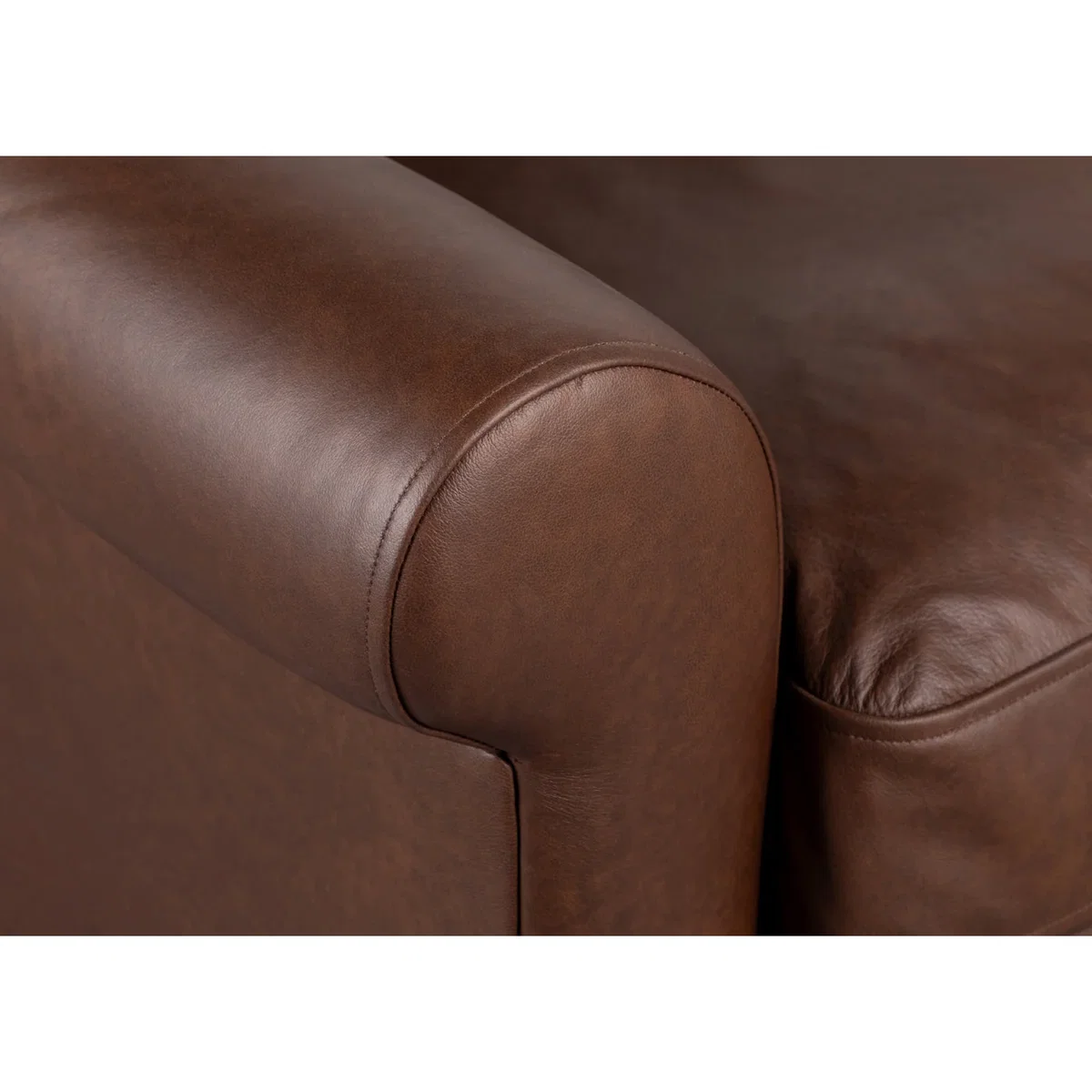 Heal's Devon Loveseat Loop Twill Ochre Natural Feet – image 3