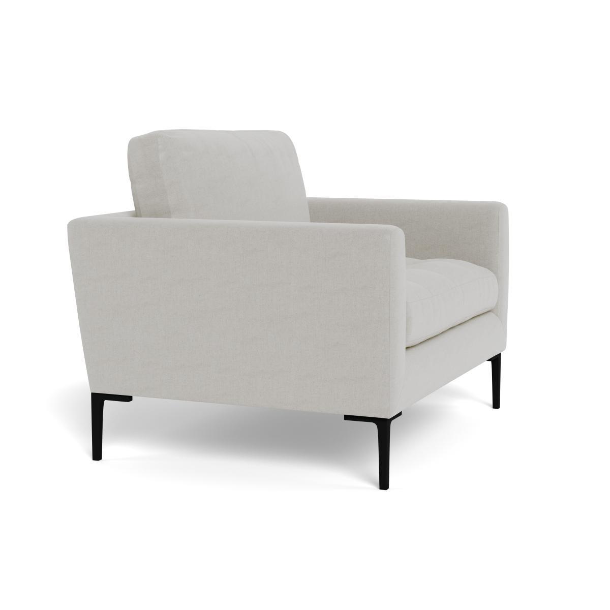 Heal's Eton Loveseat Capelo LinenCotton Sea Salt Black Feet - Heal's UK Furniture – image 2