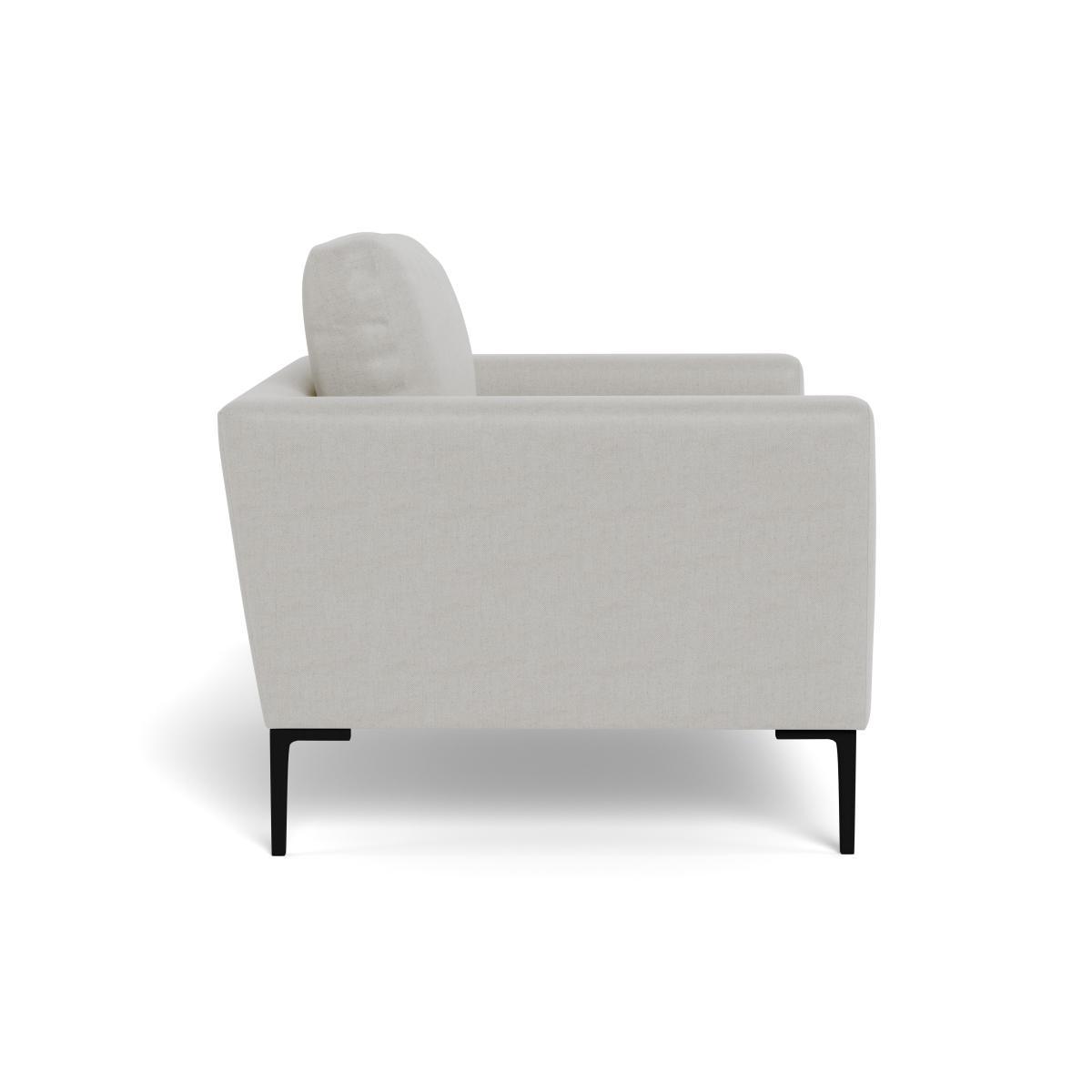 Heal's Eton Loveseat Capelo LinenCotton Sea Salt Black Feet - Heal's UK Furniture – image 3