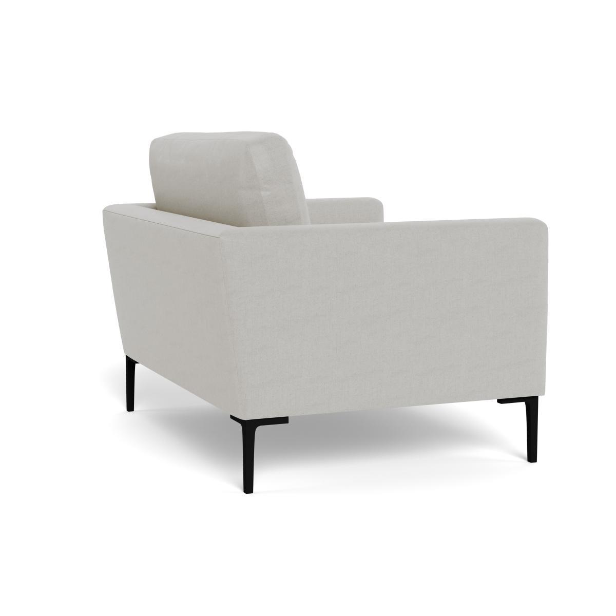 Heal's Eton Loveseat Capelo LinenCotton Sea Salt Black Feet - Heal's UK Furniture – image 4