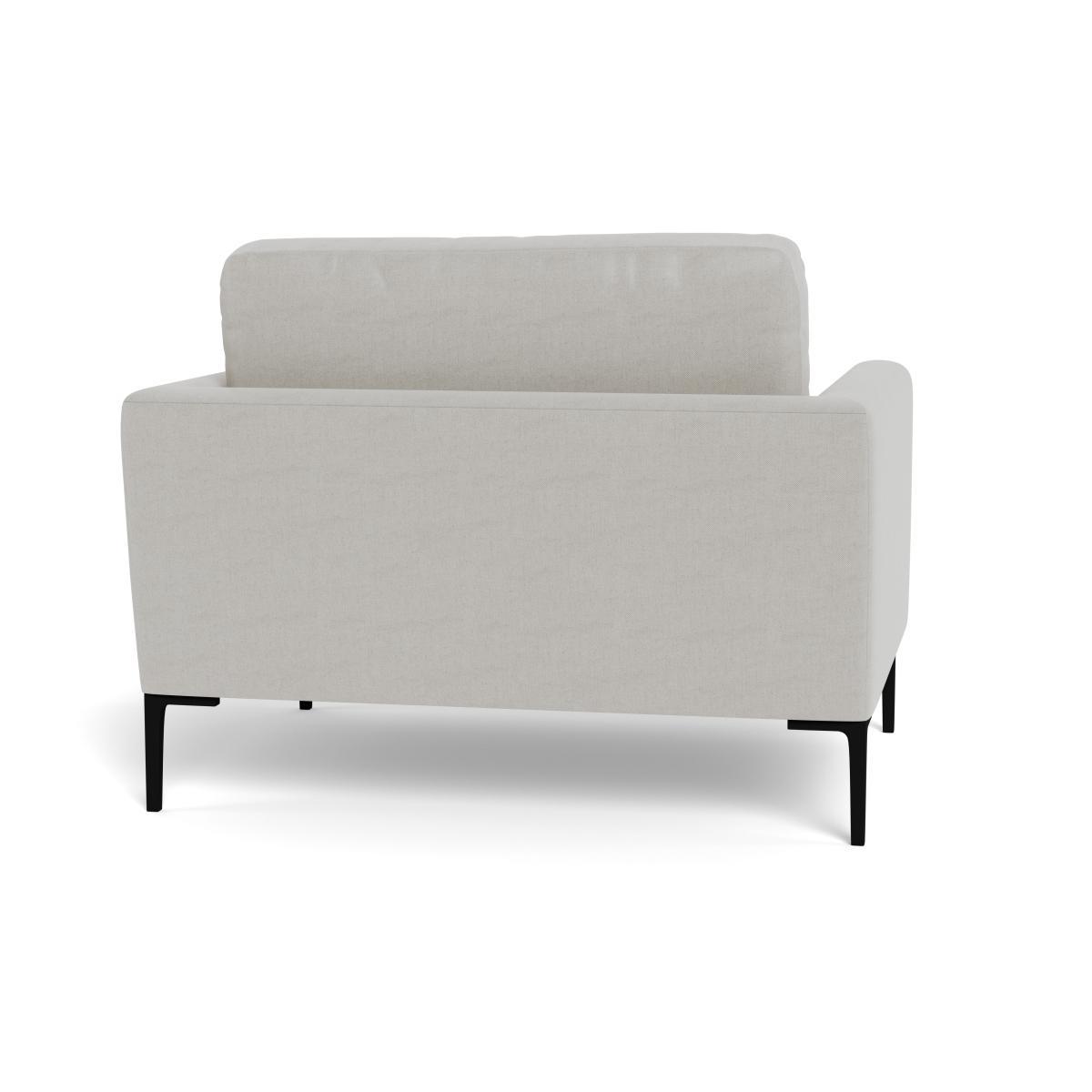 Heal's Eton Loveseat Capelo LinenCotton Sea Salt Black Feet - Heal's UK Furniture – image 5