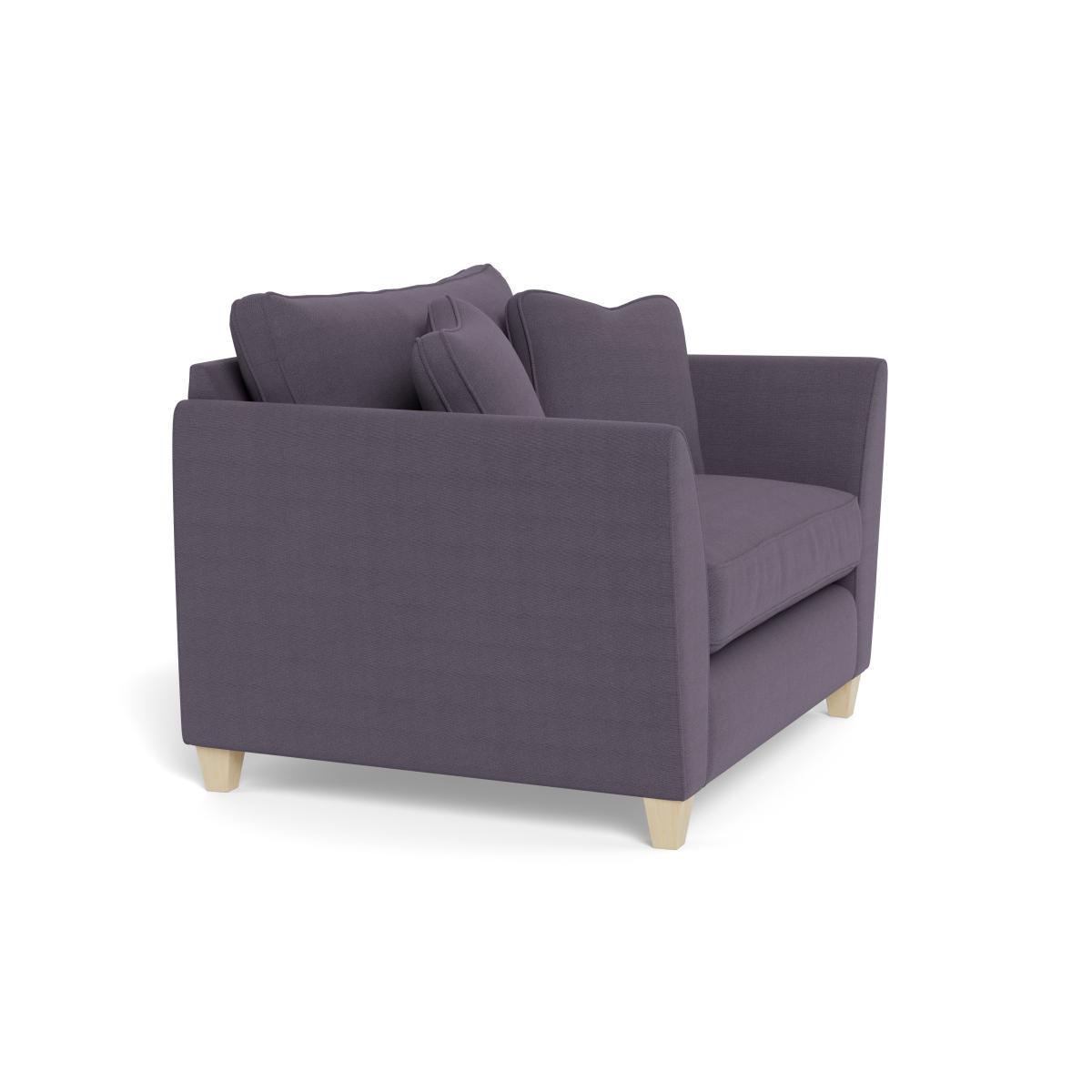 Heal's Torino Loveseat Linen Shadow Black Feet - Heal's UK Furniture – image 2