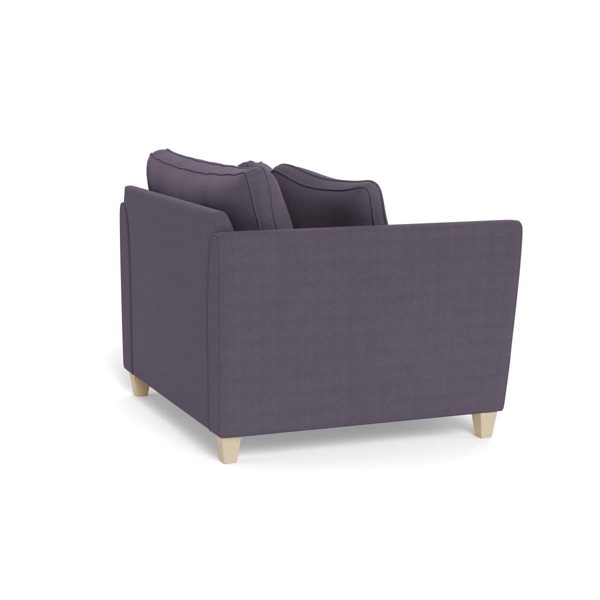 Heal's Torino Loveseat Linen Shadow Black Feet - Heal's UK Furniture – image 4