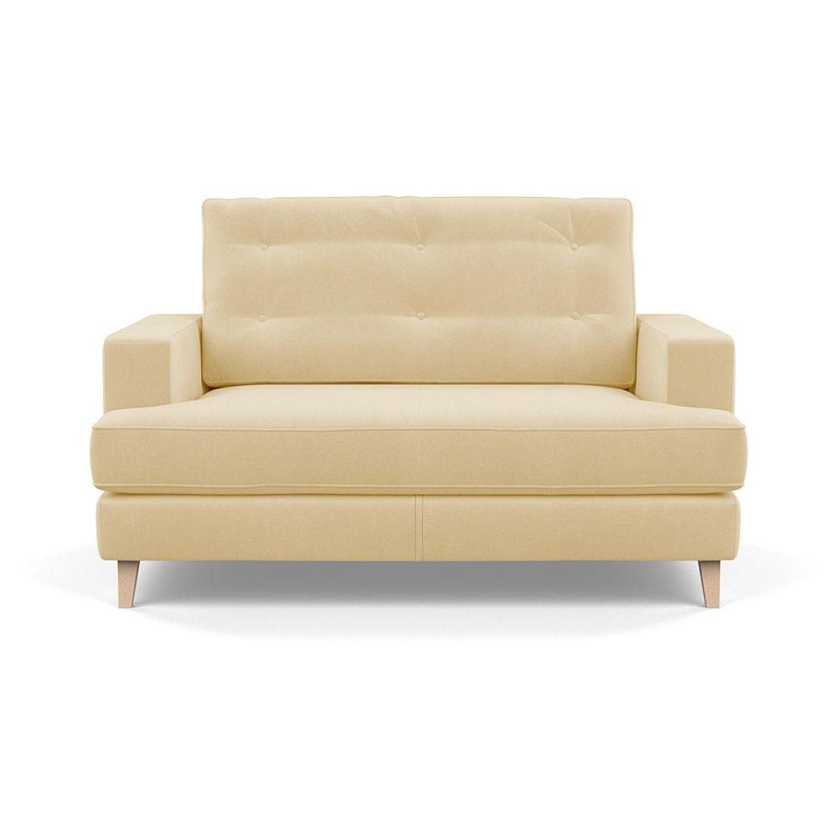 Heal's Mistral Loveseat Texture Ink Natural Feet - Heal's UK Furniture – image 19