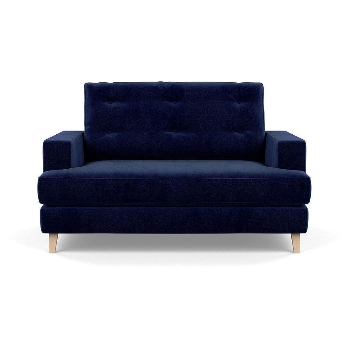 Heal's Mistral Loveseat Texture Ink Natural Feet - Heal's UK Furniture – image 27