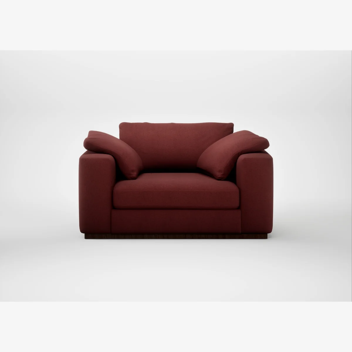 Heal's Trento Loveseat Capelo Linen-Cotton Etruscan Red – image 1
