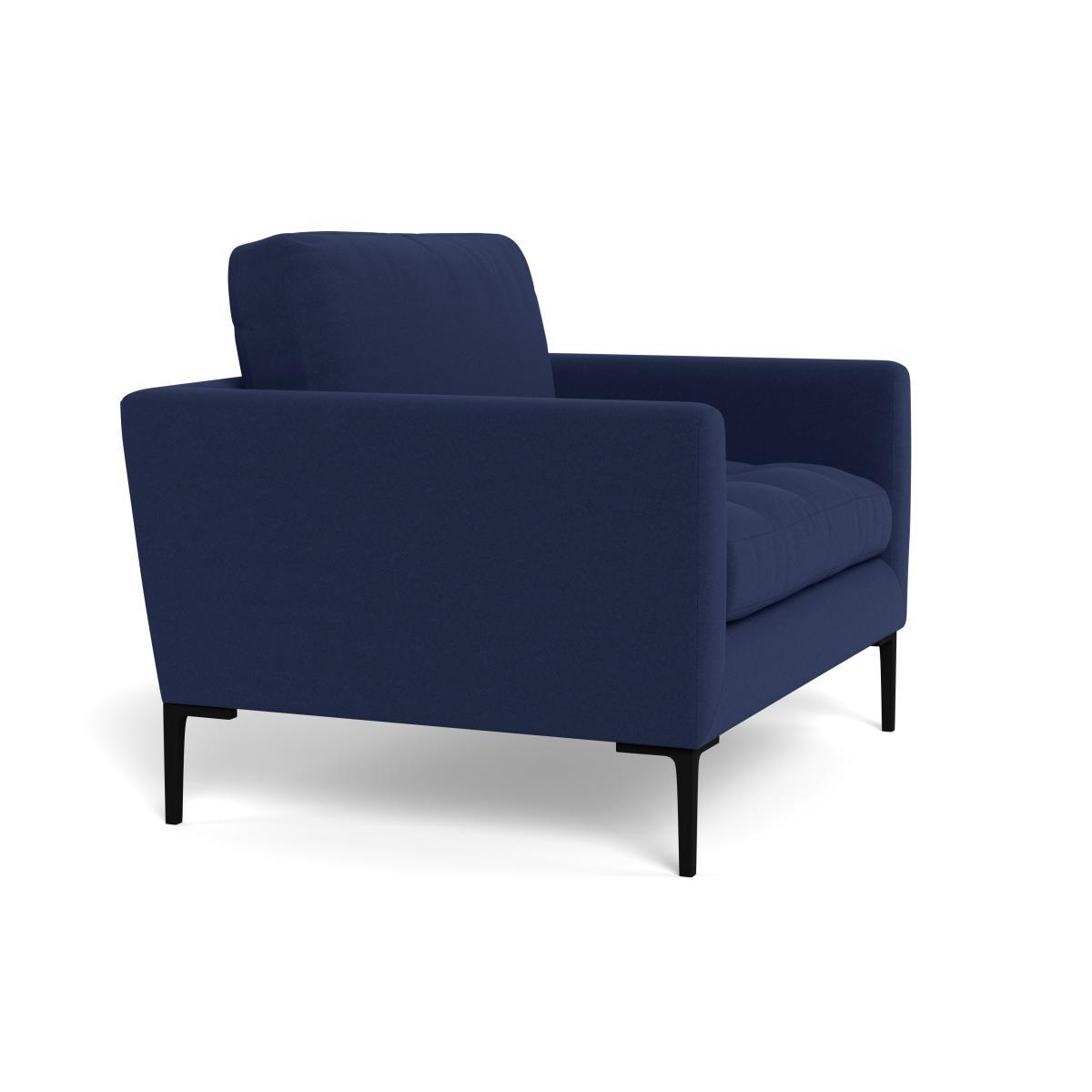 Heal's Eton Loveseat Melton Wool New Navy Black Feet - Heal's UK Furniture – image 2
