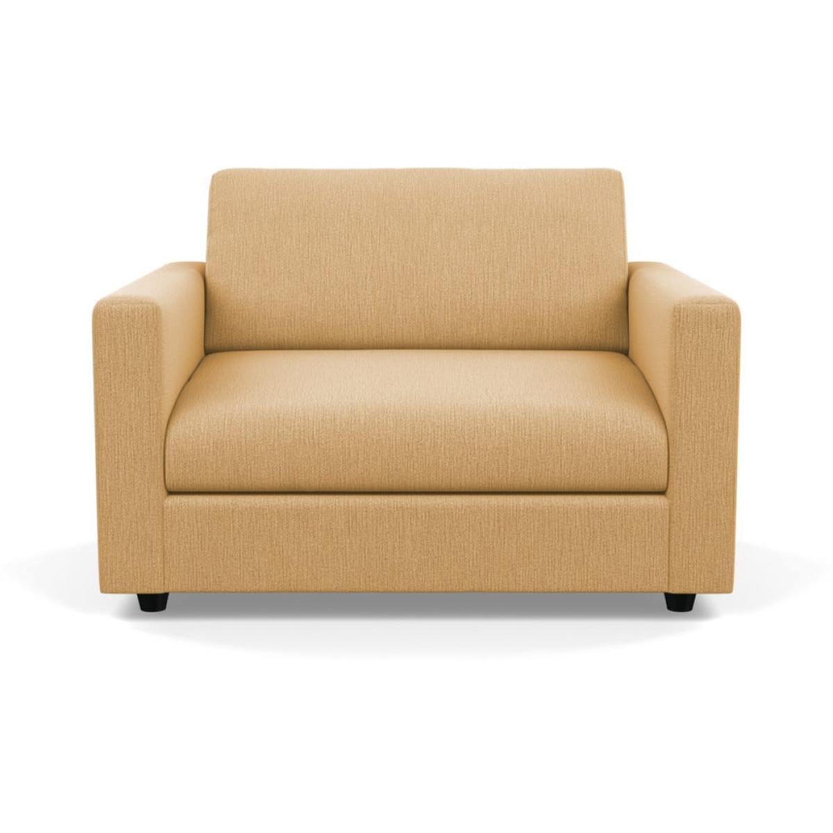 Heal's Nimbus II Loveseat Smart Linen Mix Sand Black Feet – image 2