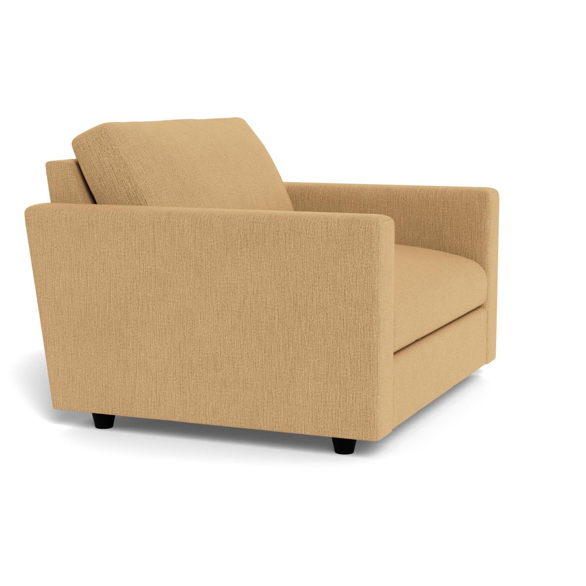 Heal's Nimbus II Loveseat Smart Linen Mix Sand Black Feet – image 3