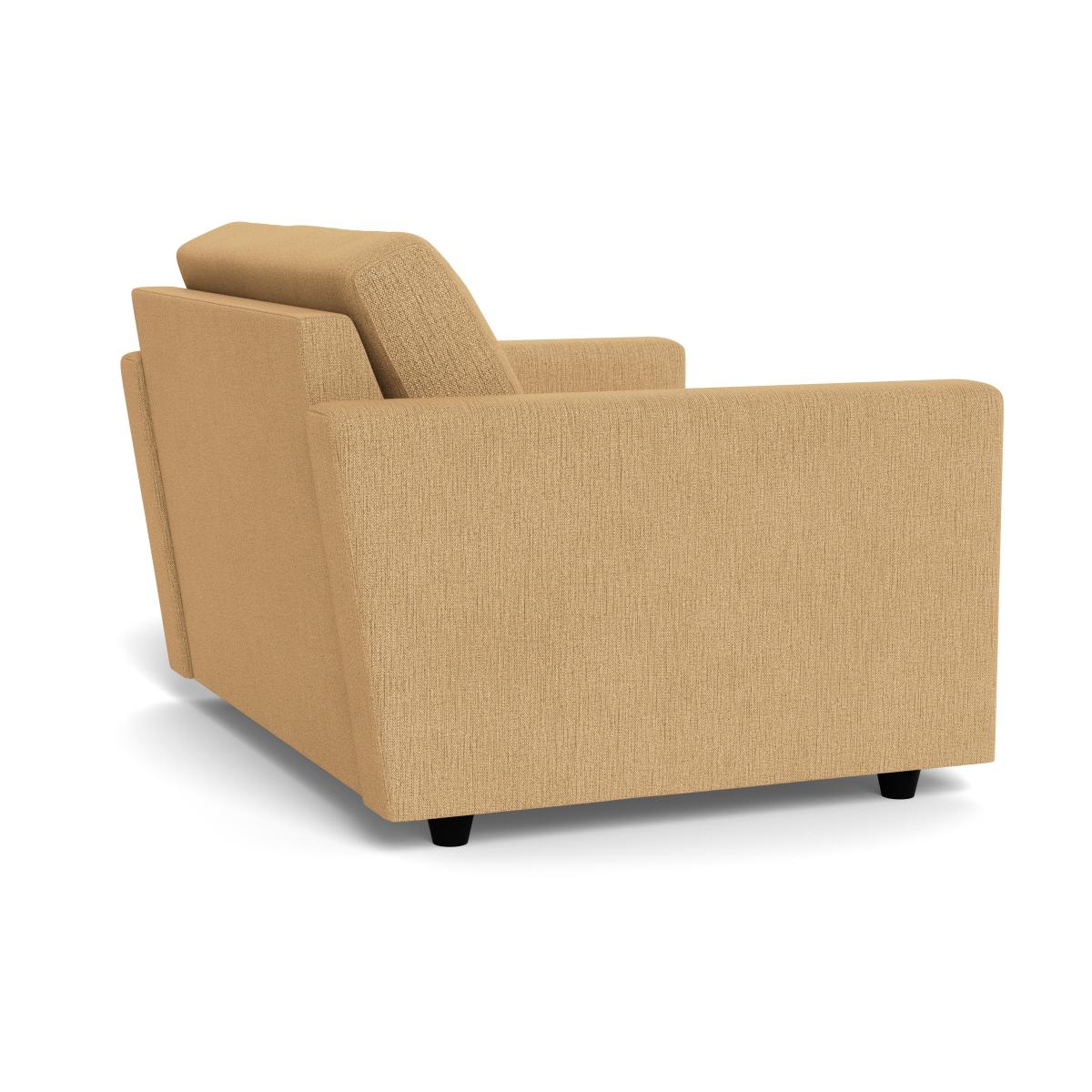 Heal's Nimbus II Loveseat Smart Linen Mix Sand Black Feet – image 5
