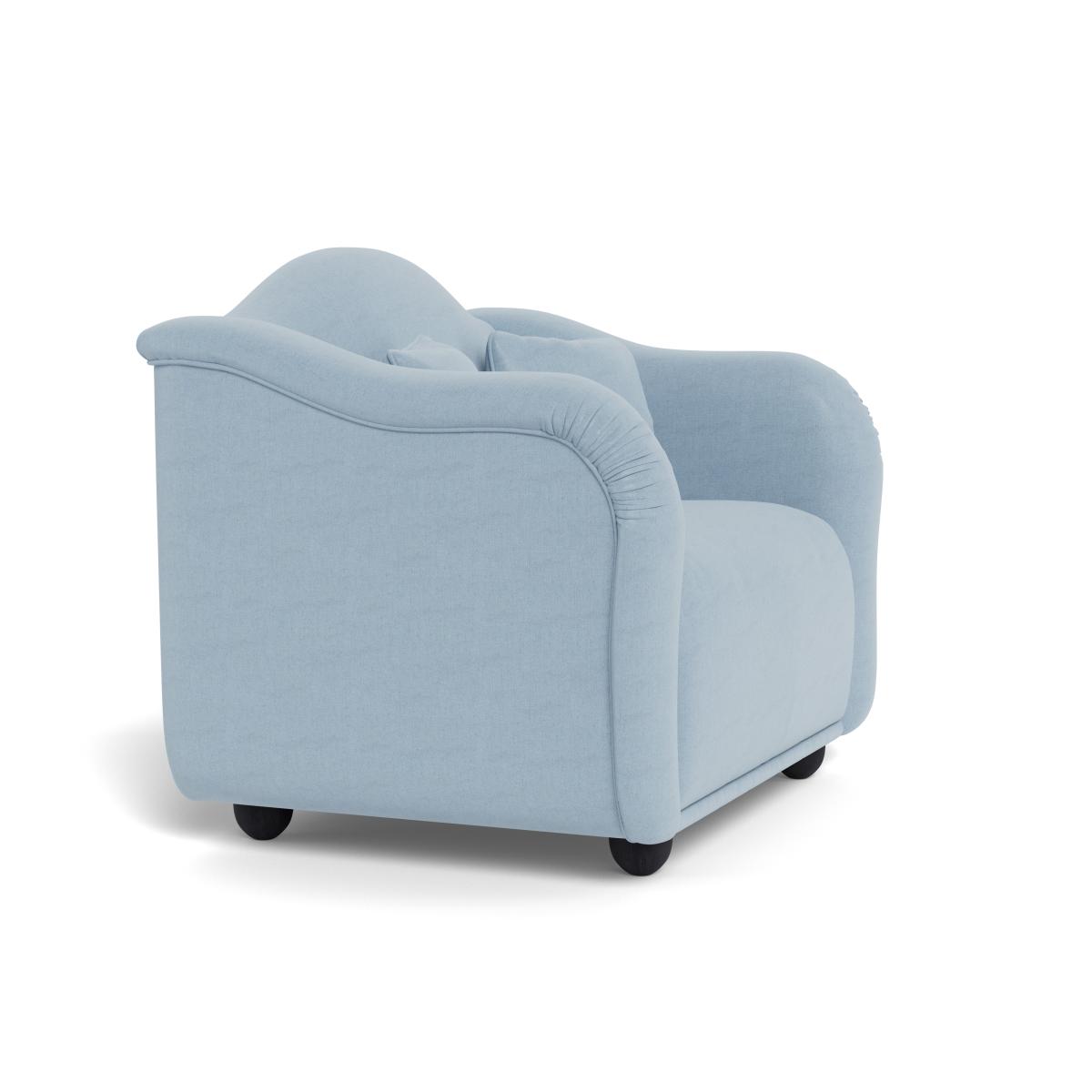 Heal's Tetbury Loveseat Capleo Linen-Cotton Sea Shanty Natural Beech Feet – image 3