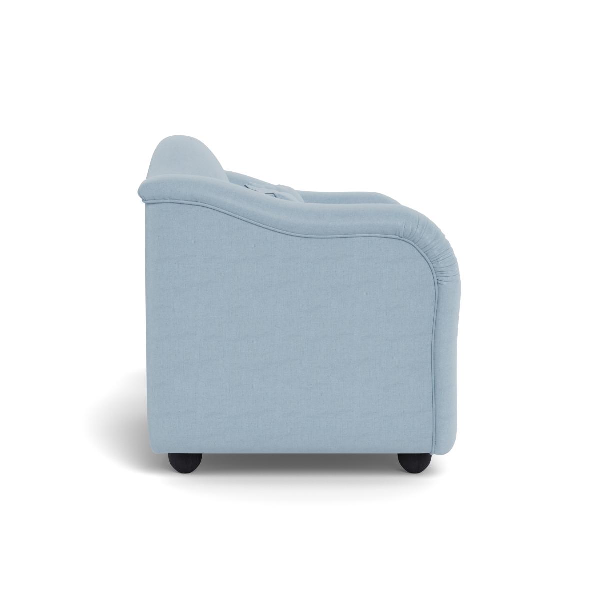 Heal's Tetbury Loveseat Capleo Linen-Cotton Sea Shanty Natural Beech Feet – image 4