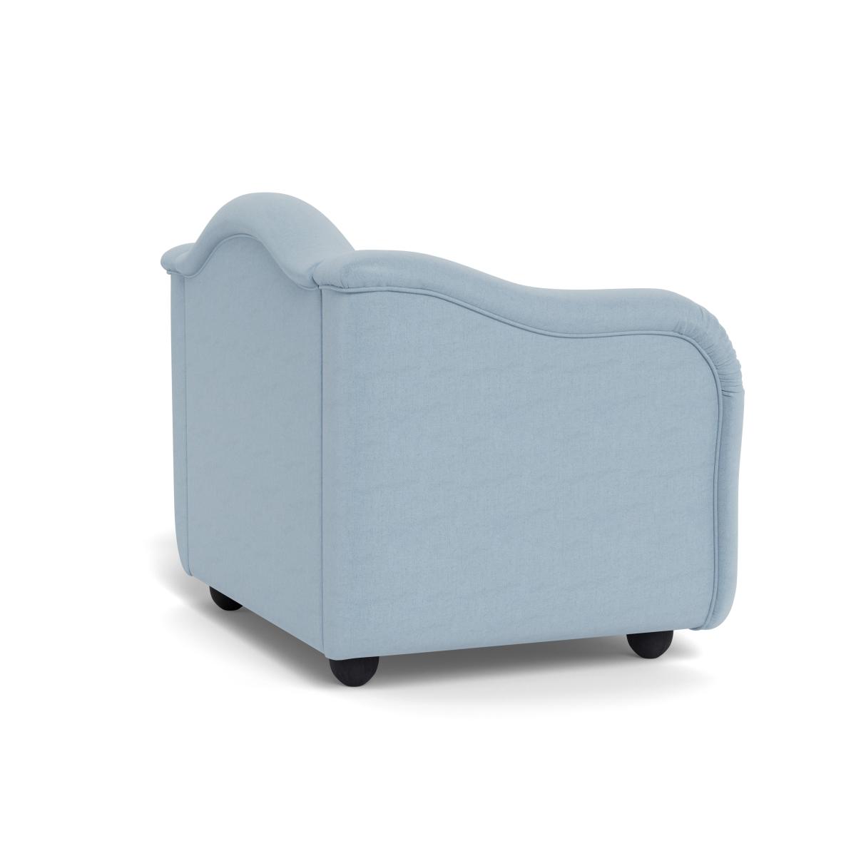 Heal's Tetbury Loveseat Capleo Linen-Cotton Sea Shanty Natural Beech Feet – image 5