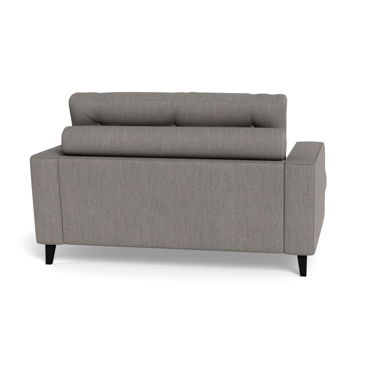 Heal's Mistral Loveseat Broad Weave Pebble Natural Feet - Heal's UK Furniture – image 5