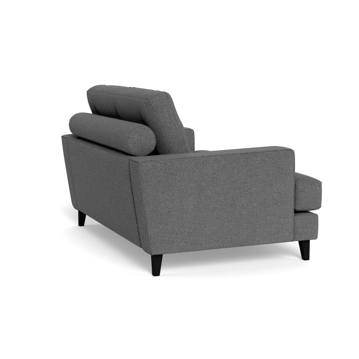 Heal's Mistral Loveseat Tejo Recycled Noir Black Feet – image 5