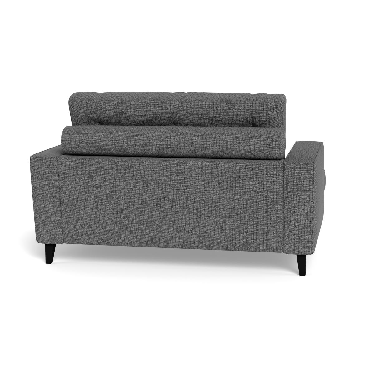 Heal's Mistral Loveseat Tejo Recycled Noir Black Feet – image 6