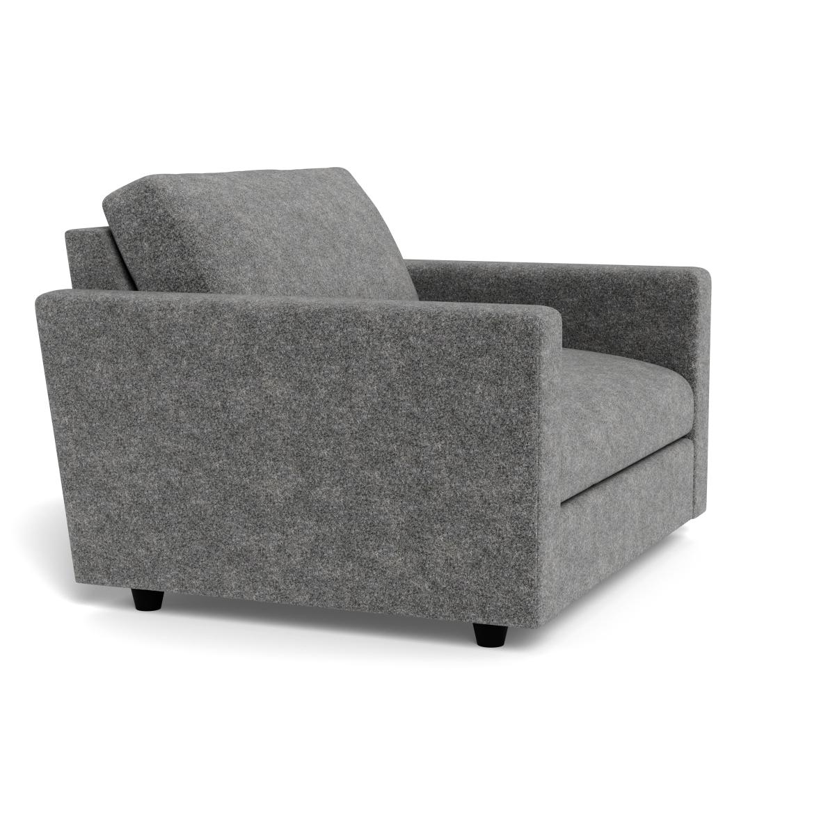 Heal's Nimbus II Loveseat Melton Wool Shale Black – image 2