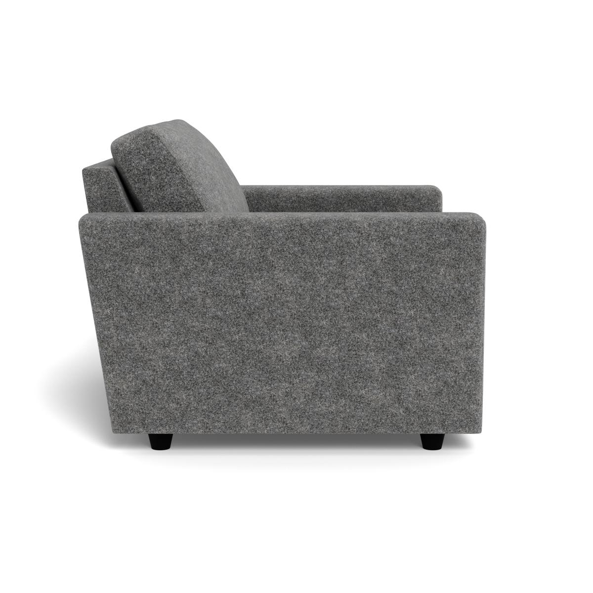 Heal's Nimbus II Loveseat Melton Wool Shale Black – image 3
