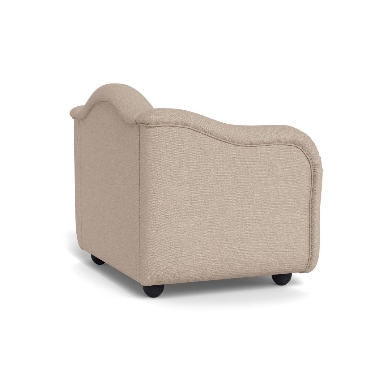 Heal's Tetbury Loveseat Boucle Tweed Pearl Black Beech Feet – image 4