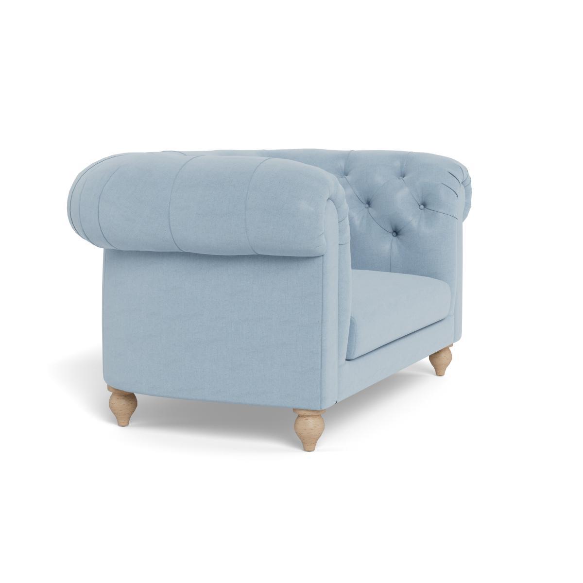 Heal's Fitzrovia Loveseat Capelo LinenCotton Sea Shanty Natural Feet - Heal's UK Furniture – image 2