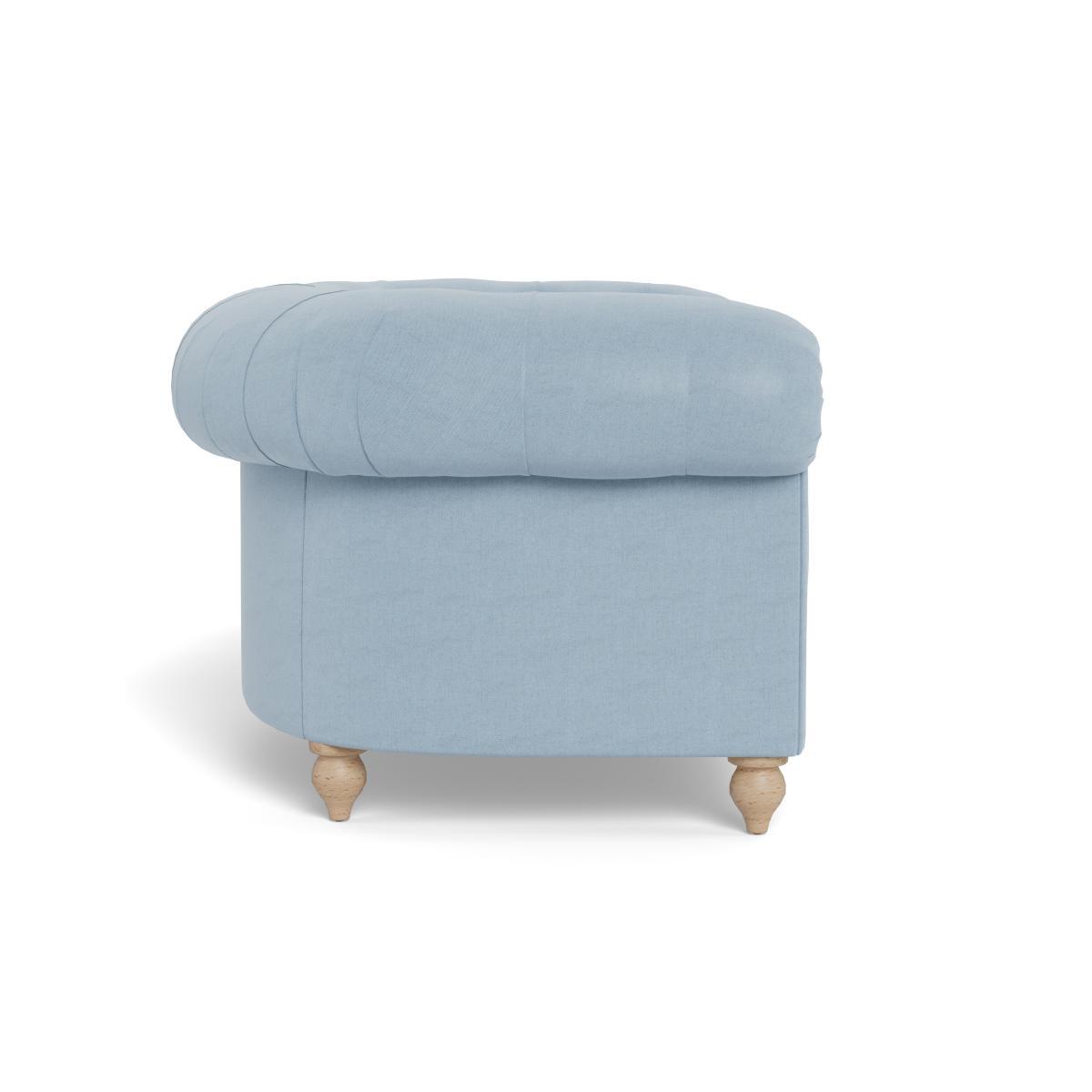 Heal's Fitzrovia Loveseat Capelo LinenCotton Sea Shanty Natural Feet - Heal's UK Furniture – image 3