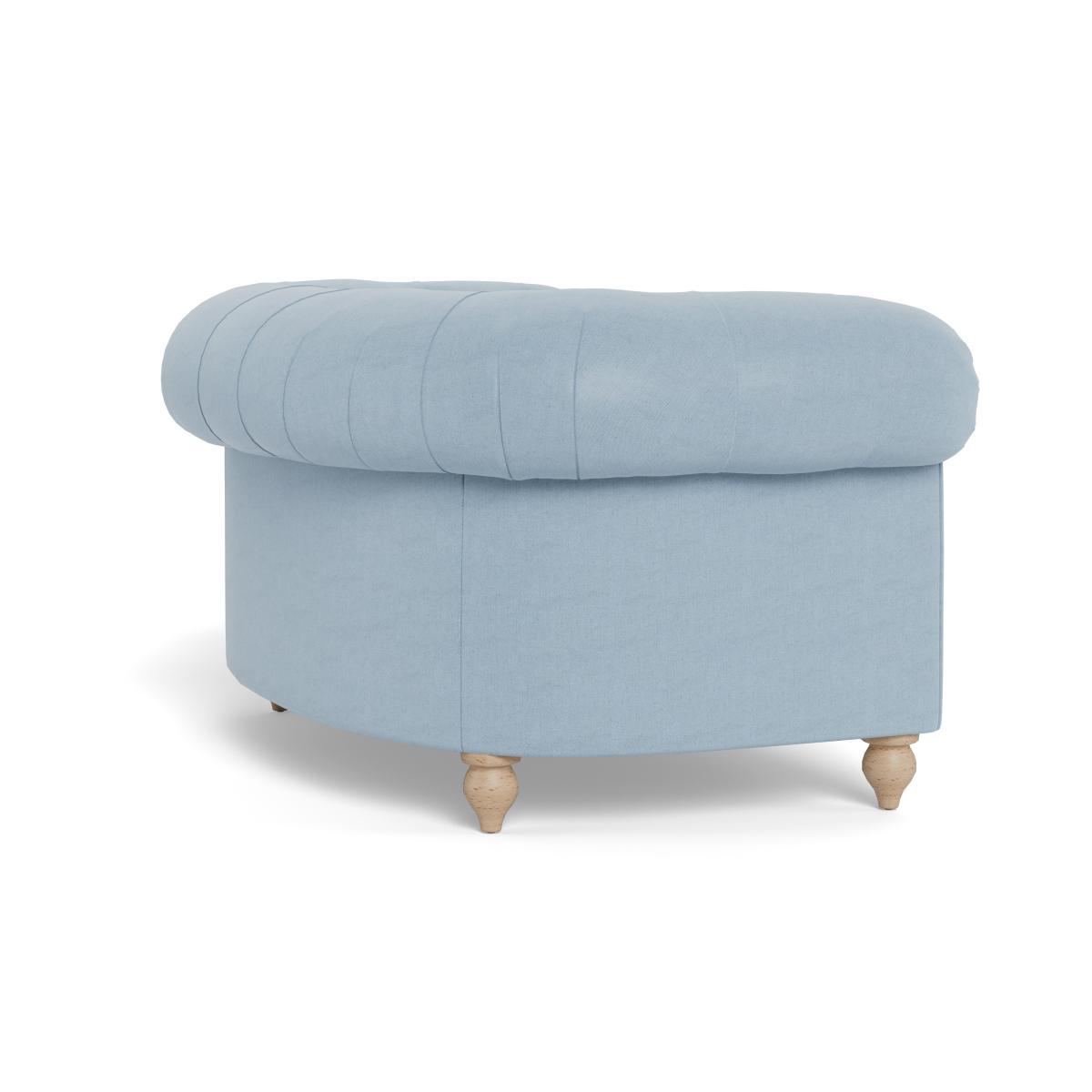 Heal's Fitzrovia Loveseat Capelo LinenCotton Sea Shanty Natural Feet - Heal's UK Furniture – image 4