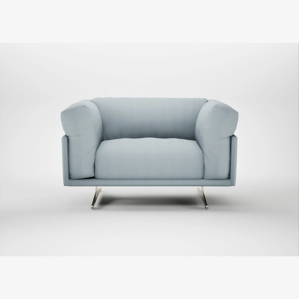 Heal's Novara Loveseat Wool Velvet Camel Black Feet – image 1