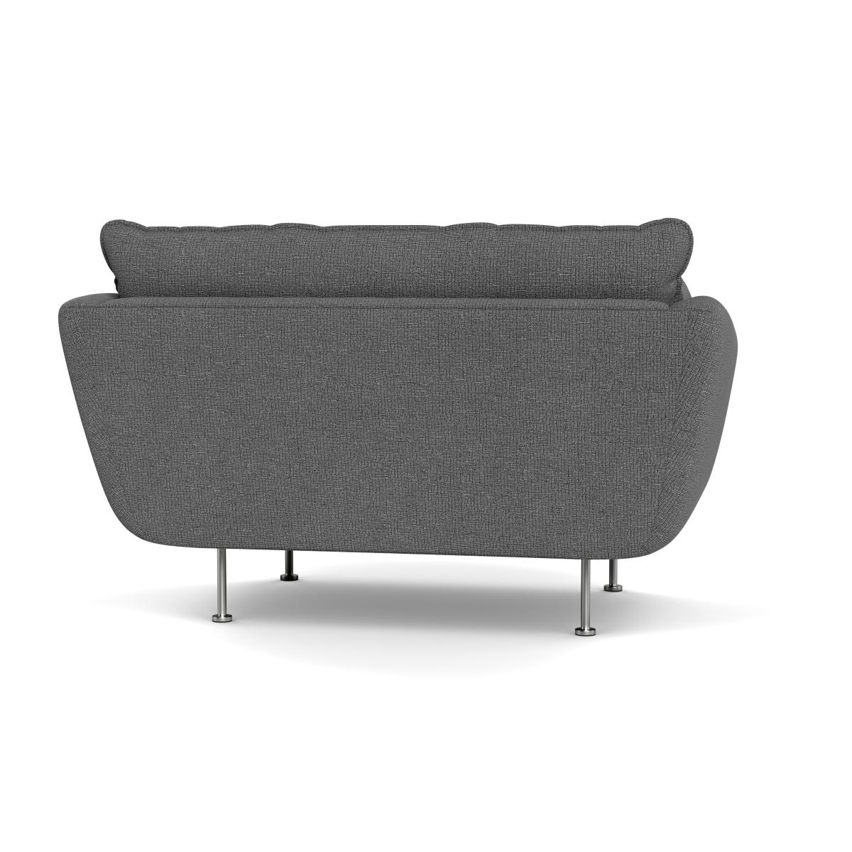 Heal's Allora Loveseat Tejo Recycled Noir Black Feet – image 6