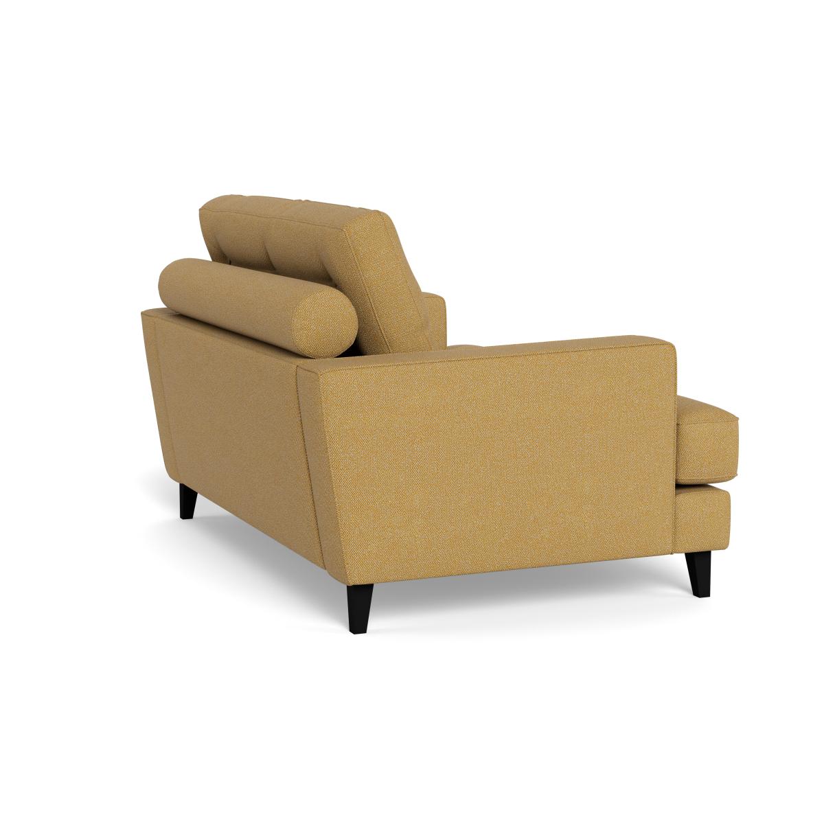 Heal's Mistral Loveseat Boucle Tweed Citrine Black Beech Feet – image 4