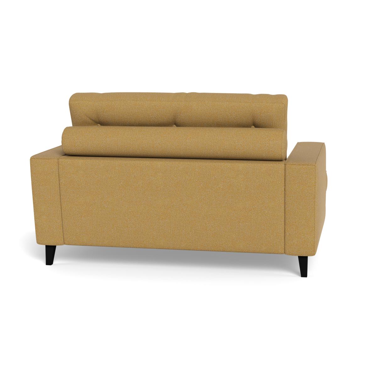 Heal's Mistral Loveseat Boucle Tweed Citrine Black Beech Feet – image 5