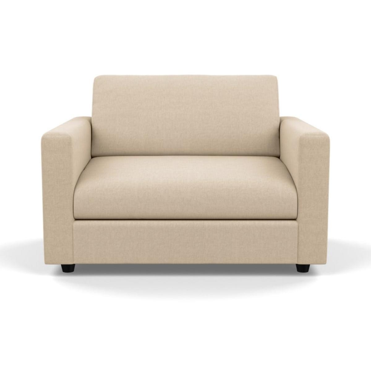 Heal's Nimbus II Loveseat Brushed Cotton Oat Black Feet – image 2