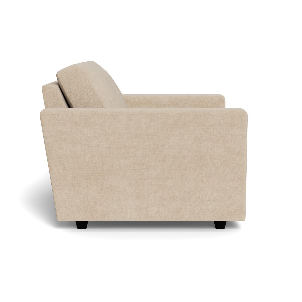 Heal's Nimbus II Loveseat Brushed Cotton Oat Black Feet – image 4