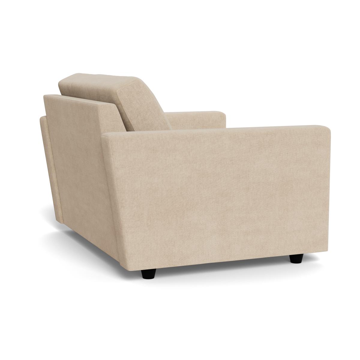 Heal's Nimbus II Loveseat Brushed Cotton Oat Black Feet – image 5