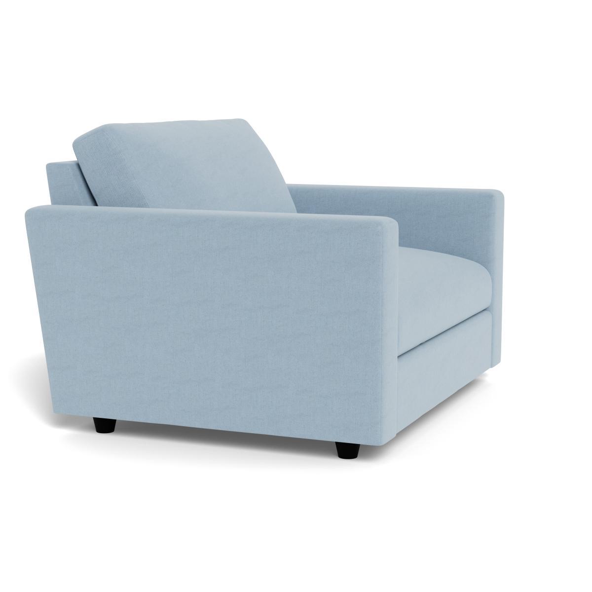 Heal's Nimbus Loveseat Capelo LinenCotton Sea Shanty Black Feet - Heal's UK Furniture – image 2