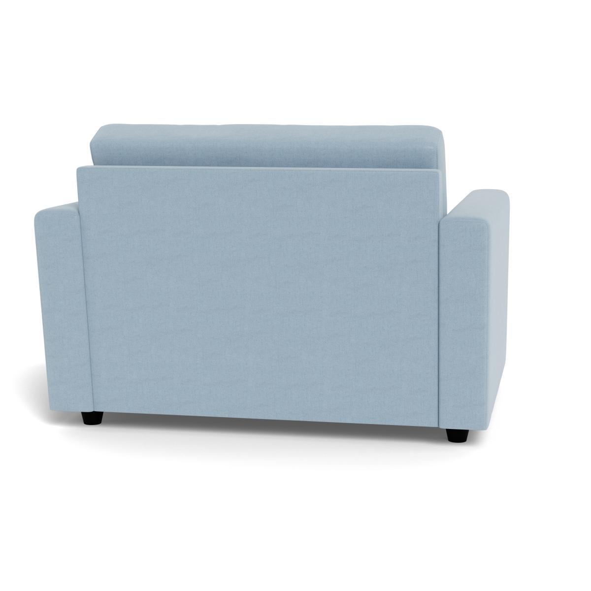 Heal's Nimbus Loveseat Capelo LinenCotton Sea Shanty Black Feet - Heal's UK Furniture – image 5