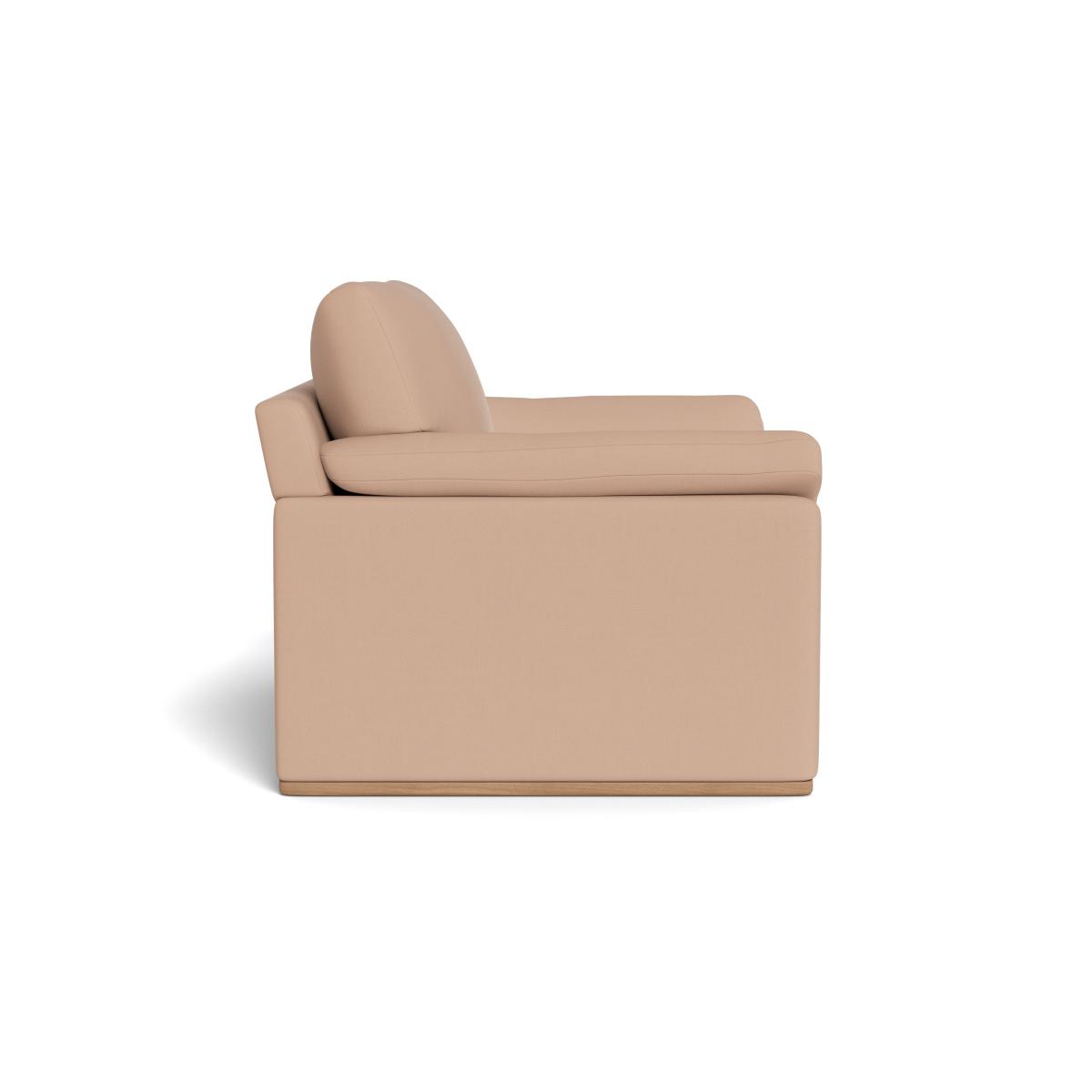 Heal's Paris II Loveseat Capelo Linen-Cotton Rosedale Walnut Stained Feet – image 4