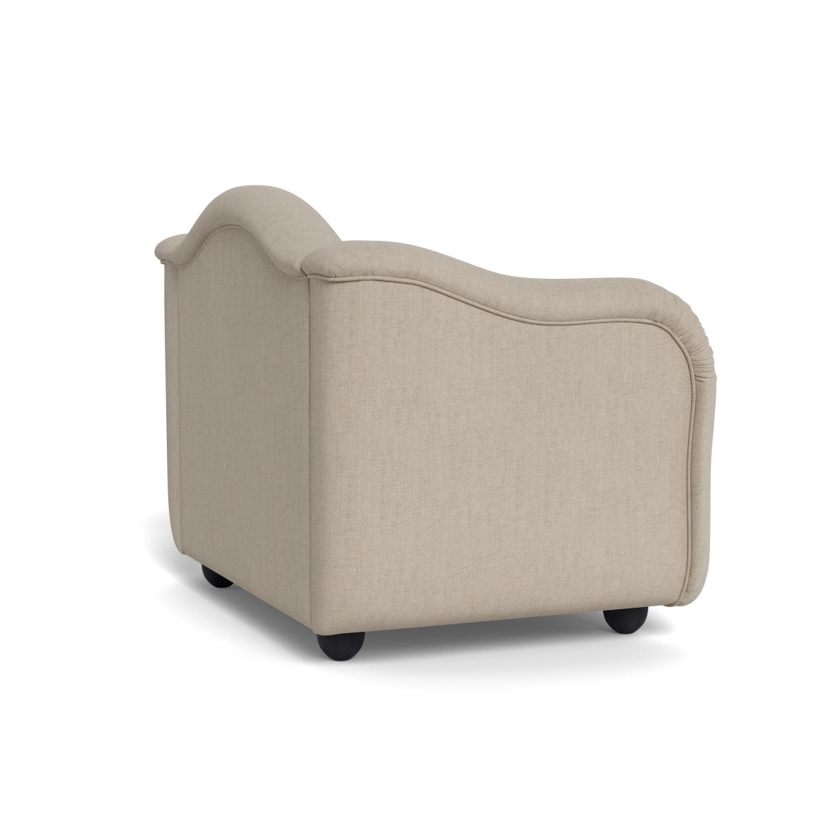 Heal's Tetbury Loveseat Broad Weave Putty Natural Beech Feet – image 5