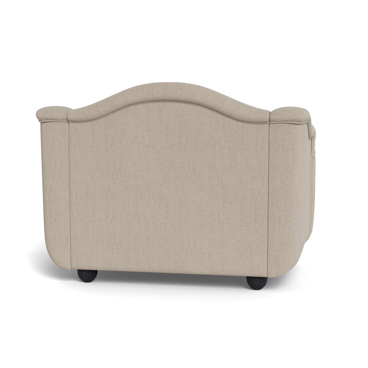 Heal's Tetbury Loveseat Broad Weave Putty Natural Beech Feet – image 6