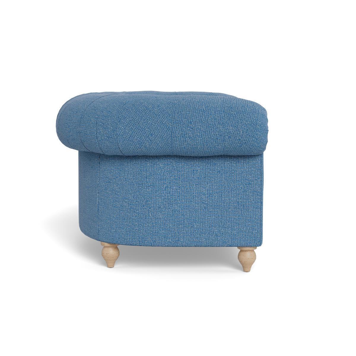 Heal's Fitzrovia Loveseat Tejo Recycled Cobalt Stained Oak Feet - Heal's UK Furniture – image 3
