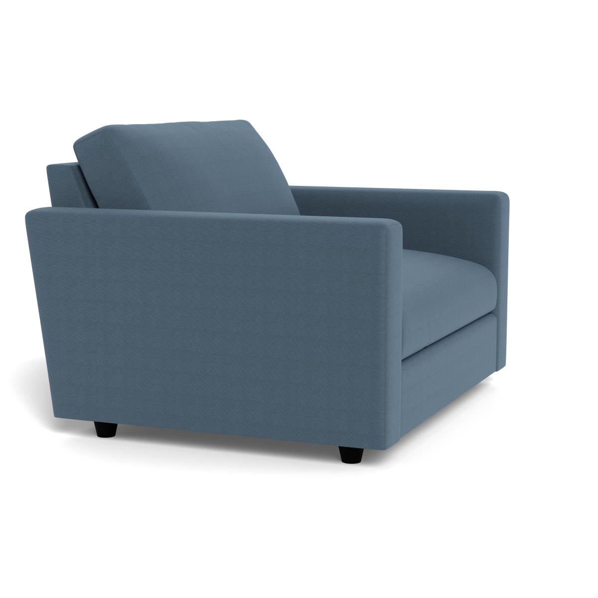 Heal's Nimbus Loveseat Capelo Linen-Cotton Mineral Black Feet – image 2