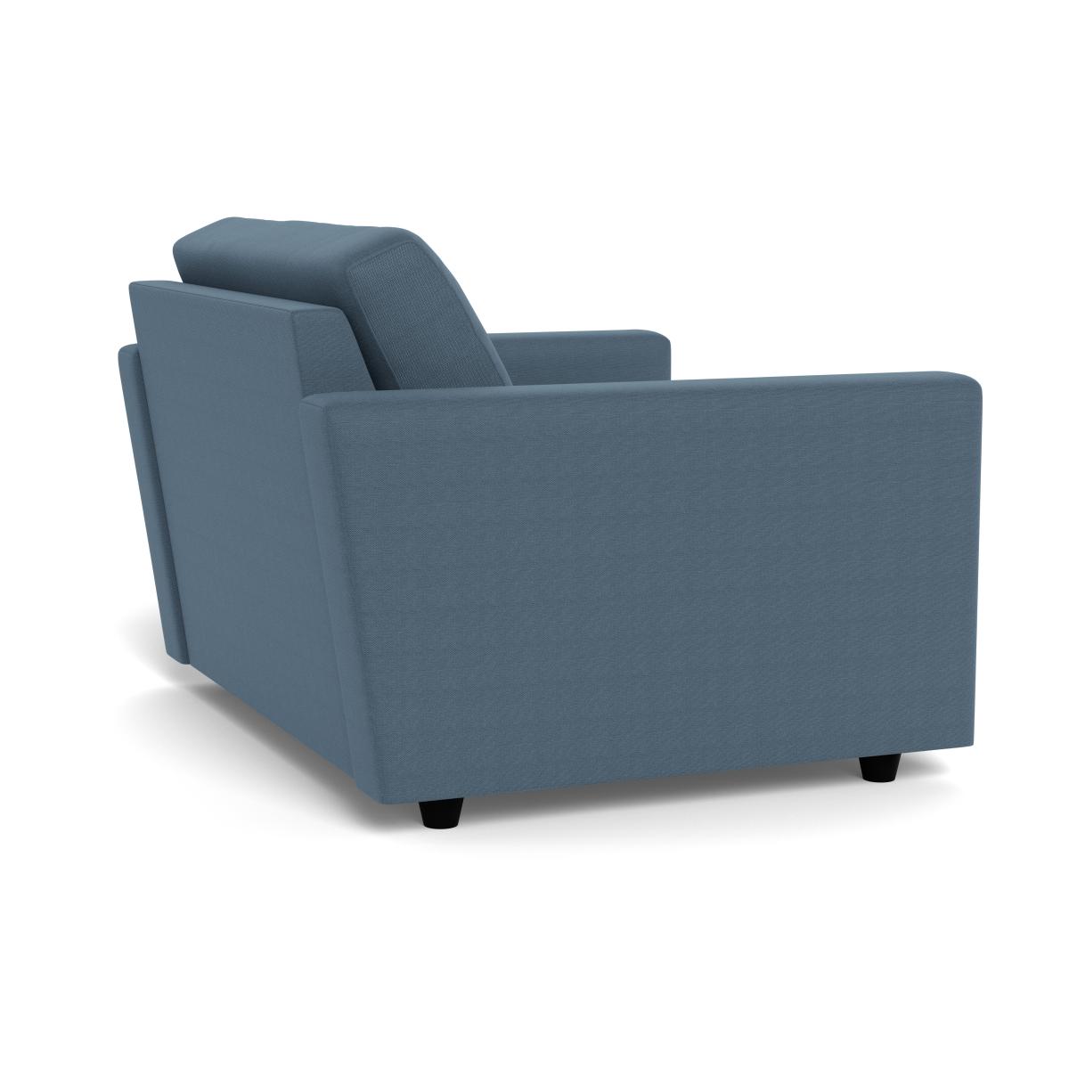 Heal's Nimbus Loveseat Capelo Linen-Cotton Mineral Black Feet – image 4