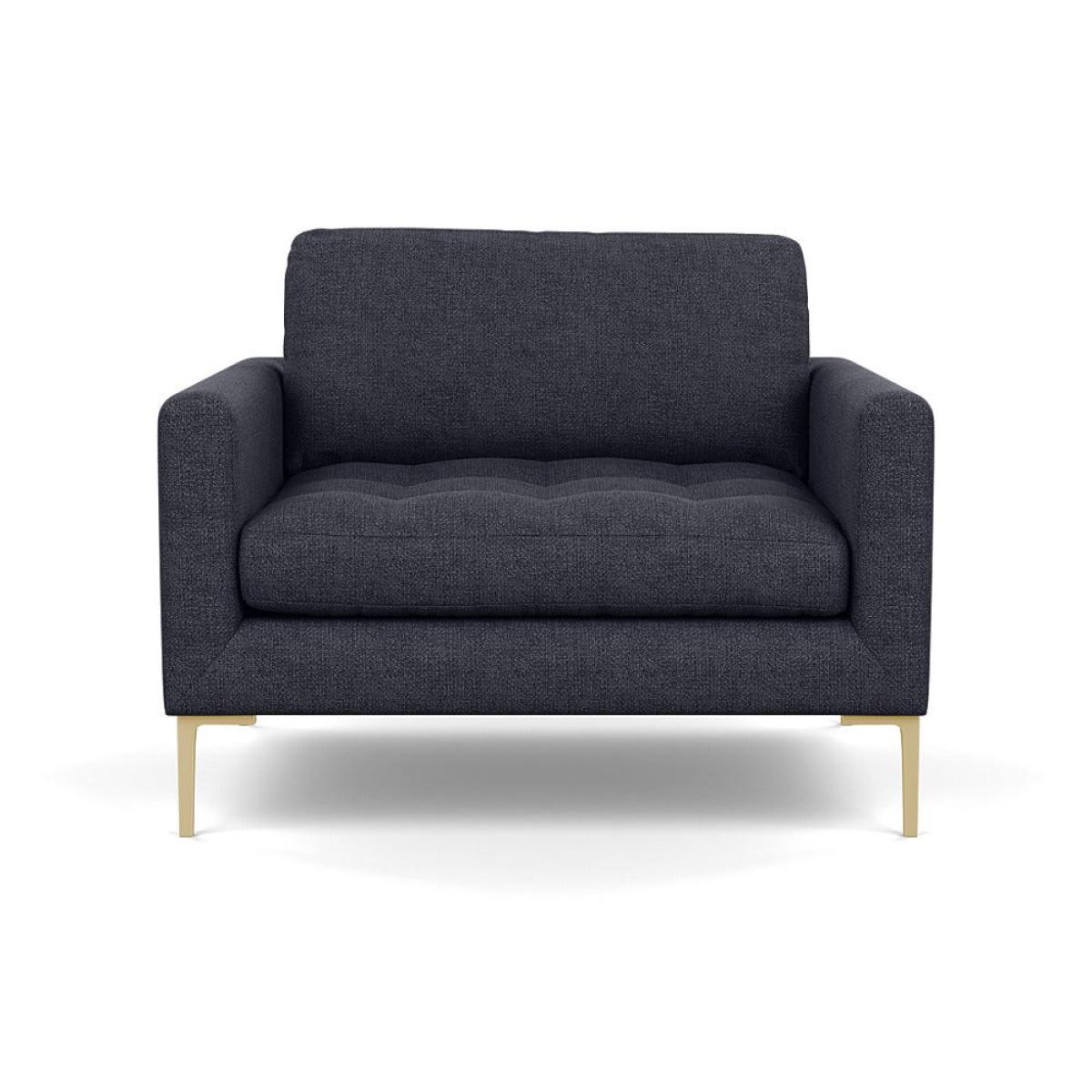 Heal's Eton Loveseat Texture Soot Brass Feet – image 2