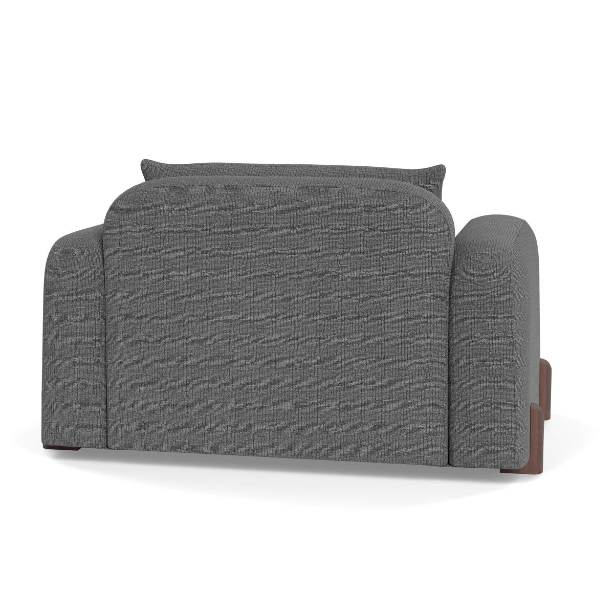 Heal's Nuvola Loveseat Tejo Recycled Noir Black Beech Feet – image 5