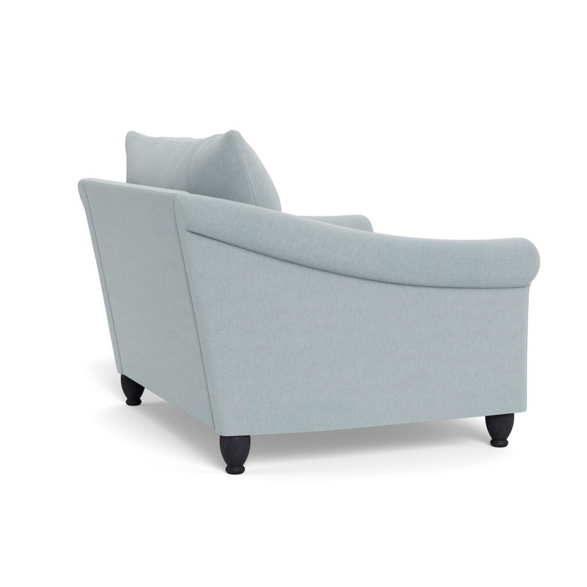 Heal's Devon Loveseat Brushed Cotton Mist Natural Ash Feet - Heal's UK Furniture – image 4