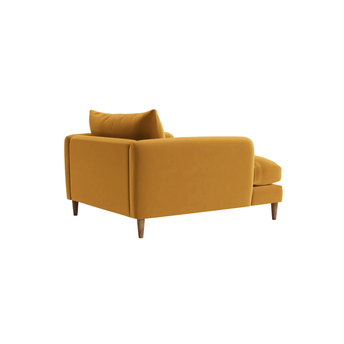 Squishmeister Love Seat Chaise (Butterscotch Clever Velvet) – image 3