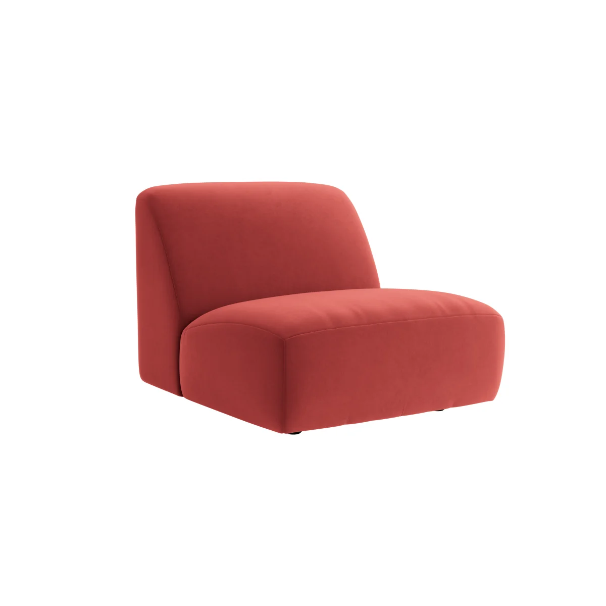 Squishblocks Armless Love Seat (Rocking Horse Clever Velvet) – image 2