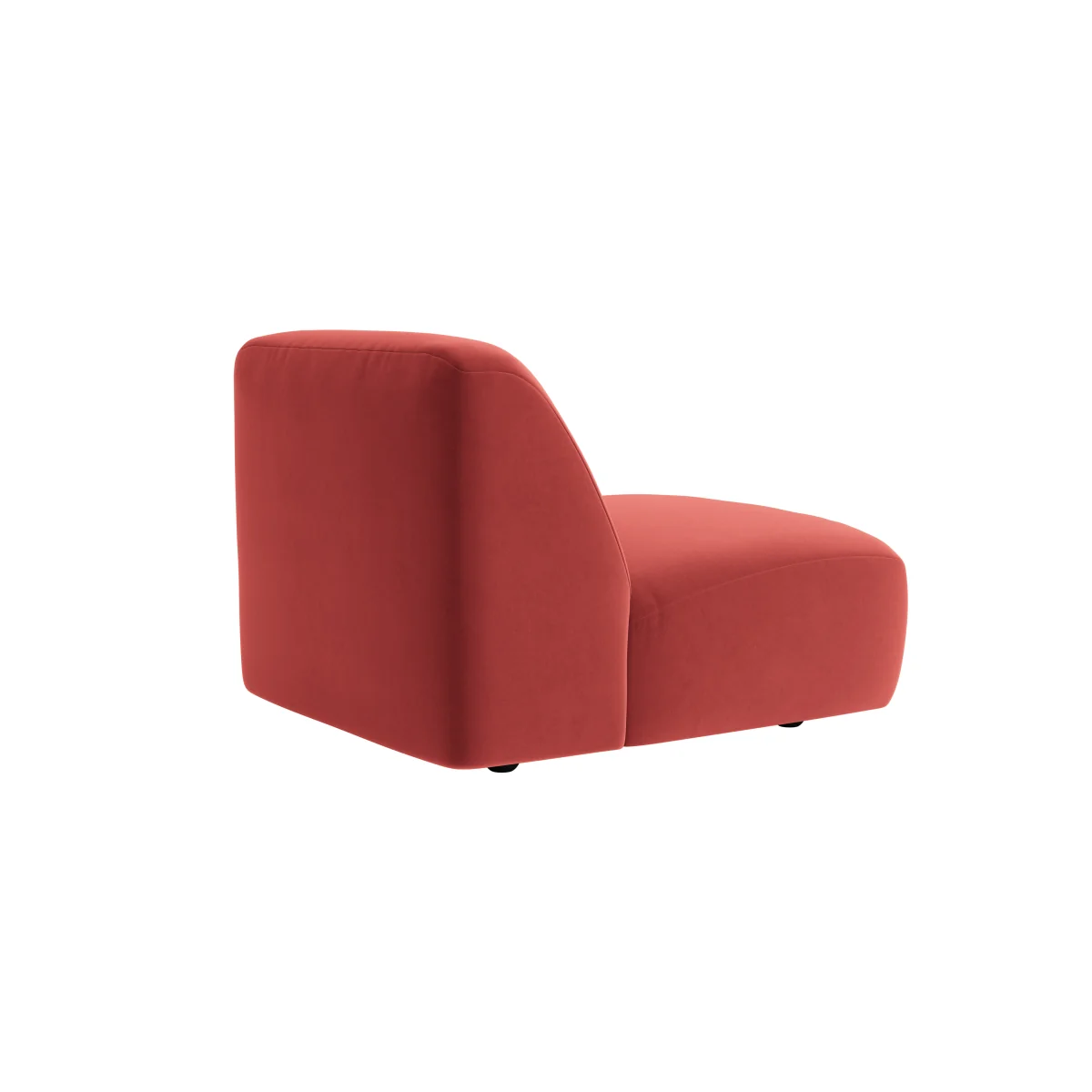 Squishblocks Armless Love Seat (Rocking Horse Clever Velvet) – image 3