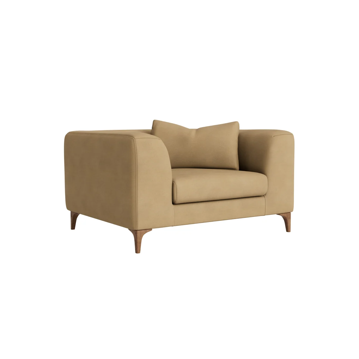 La Dolce Seater Love Seat (French Mustard Clever Cotton) – image 2